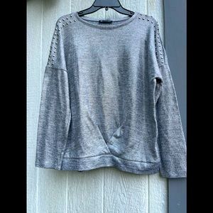 Silver Top with Stud Details